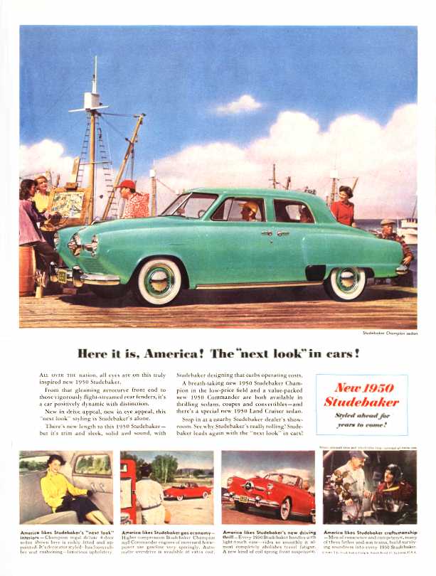 Here it is, America! The `next look' in cars!