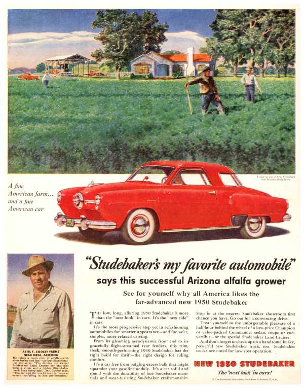 Studebaker's my favorite automobile