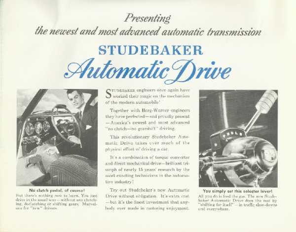 Studebaker Automatic Drive