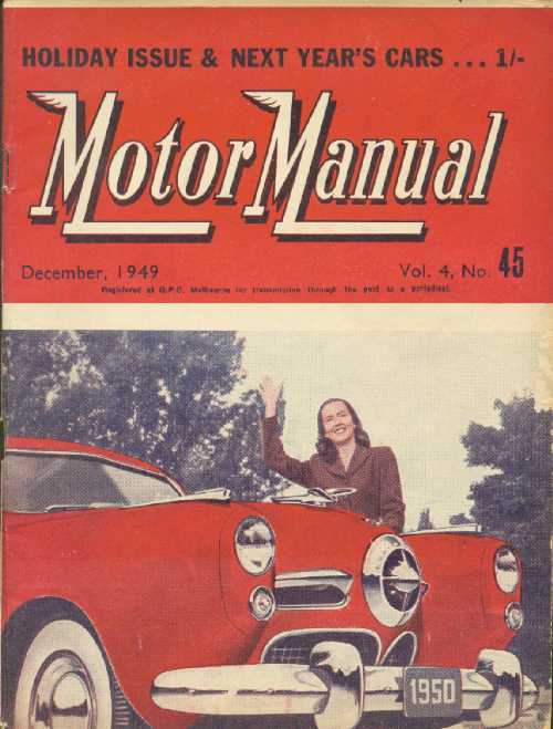 Motor Manual, December, 1949