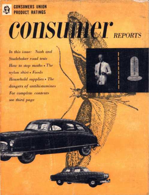 Consumer Reports, March, 1950