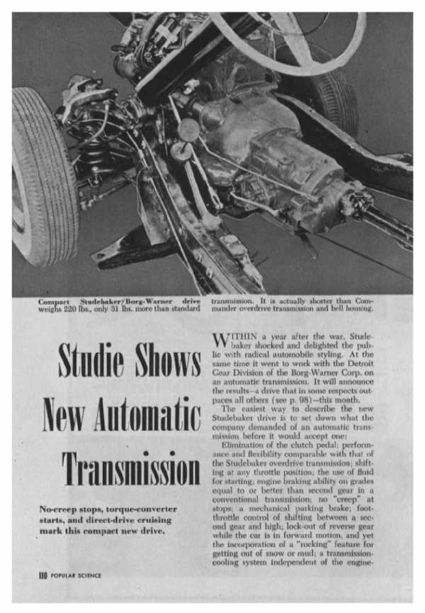 Studie Shows New Automatic Transmission